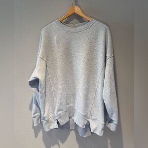 Aerie Oversized Sweatshirt Grey-  Small